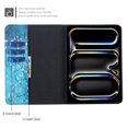 thumbnail image 2 of GSFY Case for iPad Pro 11 Inch 5th Generation (M4) 2024, Smart Premium PU Leather Flip Stand Cover with Card Cash Pocket Auto Sleep Wake for 2024 iPad Pro 11 5th Gen, Almond Flower, 2 of 8