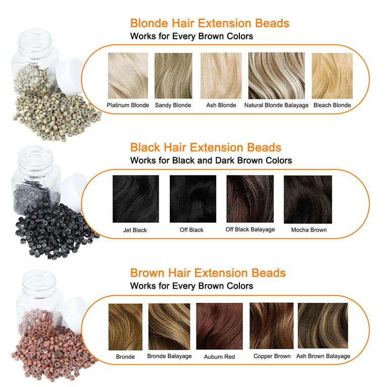 Buy Copper Beads  Micro Link Beads for Hair Extensions
