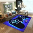 thumbnail image 1 of Teen Boys Carpets Printed Gamepad Living Room Mat Gamer Bedroom Area Rugs Controller Player Home Decor Non-Slip Crystal Sofa Floor 80*160cm, 1 of 2