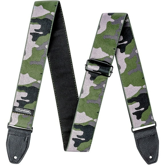 Dunlop Jacquard Ranger Green D6716 Guitar Strap