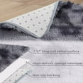 thumbnail image 4 of GlowSol 2' x 6' Hallway Runner Rug Shag Furry Runner Rug Plush Fluffy Rug Soft Rug for Nursery Playroom Home Decorative, Dark Grey, 4 of 6