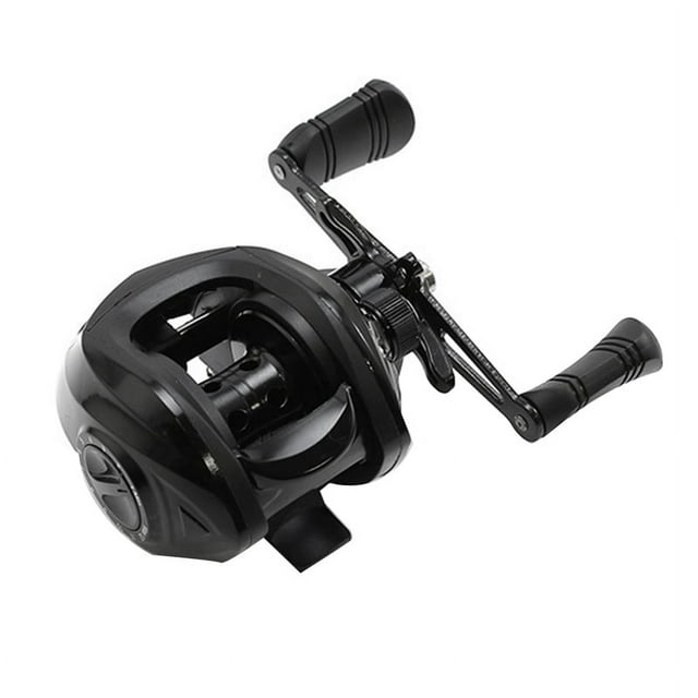 Carrete de Pesca con Rueda Gota Agua 18+1 Eje 7.2: 1 High Gear Metal Line Cup Sea Jig Wheel Mano Derecha