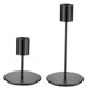 thumbnail image 1 of 2 candelabros de metal retro, resistentes y sencillos, para cenas, comedores, salas de estar, bodas y decoración del hogar Negro, 1 of 8