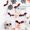 B, variant on Miwamany 12Pcs 3D Black Red PET Bat Wall Window Decal Stickers, Removable No Residue Self Adhesive Spooky Decor, Waterproof Reusable Cutouts for Mantel Mirror Door Home Party Scene