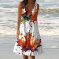 thumbnail image 2 of Summer Saving! Enjoytime Boho Dress Women's Summer Casual Loose Sleevless Round Neck Dress Women Sundress, 2 of 5