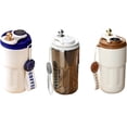 thumbnail image 2 of Portable Travel Mug Vacuum Coffee Bottle With Temperature Display Spill Proof Coffee Leak Proof Tumbler Cup Portable Vacuum Coffee Bottle, 2 of 8