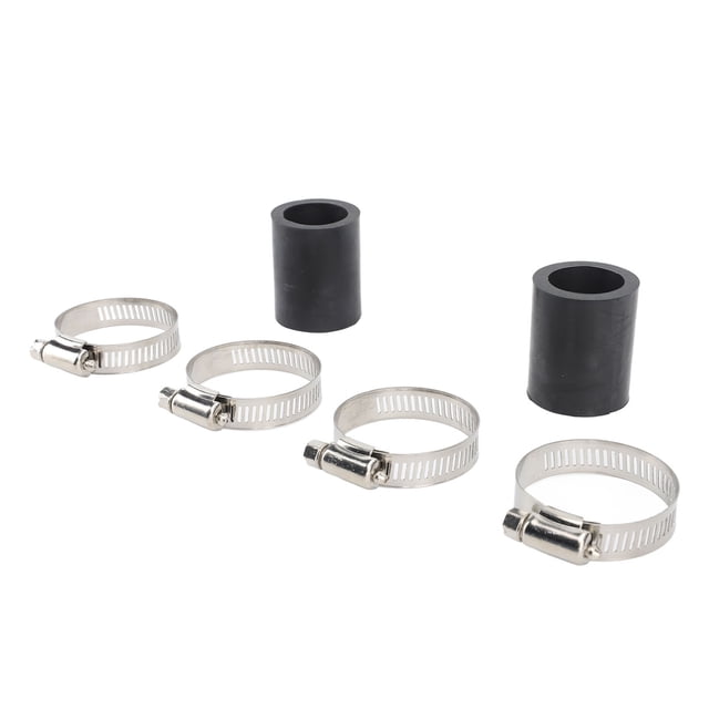 High Temp Pipe Clamps Connector, Exhaust Pipe Clamps Connector 2Pcs 1in High Temp Pipe Clamps Connector Sturdy Exhaust Pipe Clamps Connector For Banshee 1987 To 2006