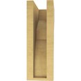 thumbnail image 4 of 4"W x 8"D x 12"H Classic Monterey Rough Cedar Woodgrain TimberThane Corbel, Primed Tan, 4 of 6