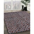 thumbnail image 3 of Ahgly Company Machine Washable Indoor Rectangle Abstract Burgundy Brown Area Rugs, 8' x 12', 3 of 7