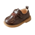 thumbnail image 2 of Willtoo Infant Baby Boy Girl Oxford Shoes PU Faux Leather Loafers Rubber and Soft Sole Wedding Dress Shoes Toddler Girl Baby Walking Shoes, 2 of 4