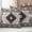brown, variant on Brown Beige Boho Outdoor Waterproof Pillow Covers, Abstract Southwestern Ethnic Geometric Decorative Square Throw Pillowcase Sofa Cushion Sham for Patio/Couch/Chair, 16"x16" 2 Pack
