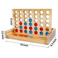 thumbnail image 3 of Set de juegos de mesa Glintoper Tic Tac Toe y 4 in a Row Wood, 3 of 7