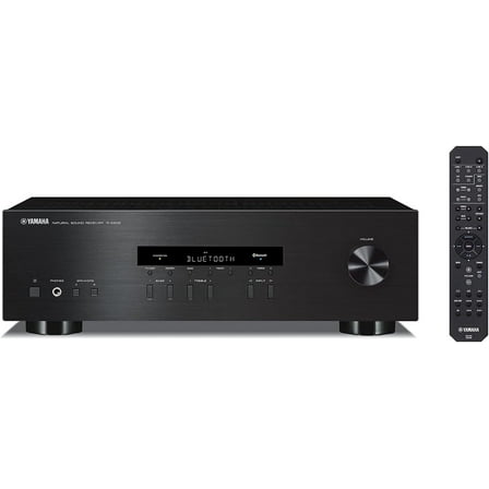 Restored Yamaha R-S202 Stereo Receiver with Built-In Bluetooth Connectivity, Up to 100W Per Channel at 8 Ohms (Black) (Certified Refurbished)