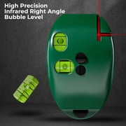 Self-Leveling Cross Line Laser Level, High-Accuracy Horizontal and Vertical Infrared Line Tool for 20M Range, Construction and DIY Projects Leveling Tool with Right Angle Bubble