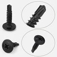 thumbnail image 4 of Tornillos de Metal Autorroscantes, Juego Acero Inoxidable 120P Autoperforantes Cabeza Surtidos para Paneles Yeso Madera, 4 of 5