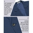 thumbnail image 6 of COOFANDY Men Linen Cotton Sport Coats Casual Blazer Dress Formal Jacket Lightweight Blazer Slim Fit Suit Jacket, 6 of 10