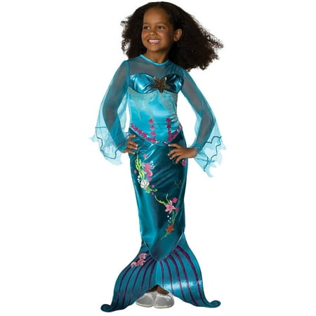 Magical mermaid toddler halloween costume, 3t-4t S (4-6)