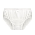 thumbnail image 5 of Myenne 3pcs White Bowknot Briefs Ballet Dance Underpants Cotton Panties for Kids Girls (Size 160), 5 of 10