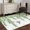 SpringGreen, variant on Round Area Rug 3 Ft, Spring Botanical Washable Non-Slip Circle Carpet for Living Room/Bedroom, Watercolor Leaves Flowers Birds Beige Low-Profile Small Floor Mats Collection Rugs for Indoor