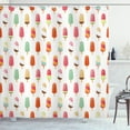 thumbnail image 1 of Ambesonne Ice Cream Shower Curtain, Various Flavors, 69"Wx70"L, Multicolor, 1 of 3