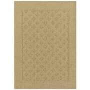 Mainstays Dylan Solid Diamond Traditional Beige Area Rug, 1'8"x2'6"
