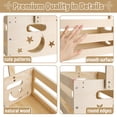 thumbnail image 6 of Fukushima Baby Shower Crate Closet, Wooden infant Basket with Handle, Baby Storage Crate Hamper, Basket for Neonate Shower Gifts, New Born Baby Gifts Basket for Boys Girls, Pregnancy Gifts, 6 of 7
