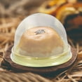 thumbnail image 6 of Aloha 50pcs Mooncakes Boxes Single Cupcake Container Mini Cupcake Box Muffin Dome Moon Cake Single Container Boxes, 6 of 7