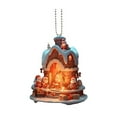 thumbnail image 1 of Fiudx Percha Navideña para Coche, Bonita Decoración Acrílica, Diseño Artesanal, Adorno para El Hogar y La Oficina, Ideal para Regalar En Navidad, Refrescante y Antiestrés, Tamaño 8 X 0,4 Cm., 1 of 2