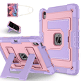 thumbnail image 6 of For iPad Air 4/5 10.9 inch & iPad Air 11 inch M4/M3/M2 (2026/2025/2024) Rugged Case Cover with Stand & Strap & Pencil Holder, 6 of 14