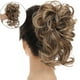 thumbnail image 4 of Bollo de pelo sintético natural XianweiShao Voluminous Scrunchie Moño de pelo desordenado, 4 of 5