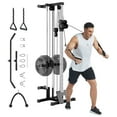 thumbnail image 1 of Dual Pulley Wall Mounted Cable Machine for Home Gym – 18 Adjustable Positions, 400LB Capacity, Functional Trainer for Strength & Upper Body, Lat Pulldown & Cable Crossover, Heavy Duty, 1 of 8
