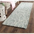 thumbnail image 3 of Safavieh Casablanca Shag 4' X 6' Hand Tufted Rug in Blue and Ivory, 3 of 7