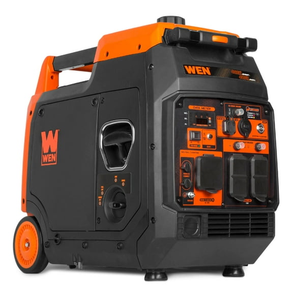 WEN Quiet and Lightweight 4800-Watt RV-Ready Electric Start Portable Inverter Generator with Fuel Shut Off and CO Watchdog (56480iX)