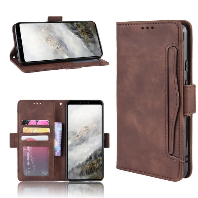 Funda Tipo Billetera GANGXUN para Google Pixel 4 – Tapa Flip con Tarjetero