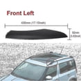 thumbnail image 3 of For Skoda Yeti Suv Front Rear Roof Rack Rail End Bar Cover Cap Shell Protection Black-In stock, 3 of 5