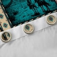thumbnail image 4 of Erosebridal Adults Western Cowboys Black Out Curtains,Country Theme Bohemian Exotic Style Curtains Pack of 2 (42x63 Each) For Men Boys, 4 of 7