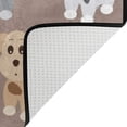 thumbnail image 4 of SKYSONIC Lightweight Soft Area Rugs Cute Puppies Pattern Floor Mat for Kids Playing Room Hardwood Floor Living Room 63x48 inch Nursery Rugs, 4 of 6