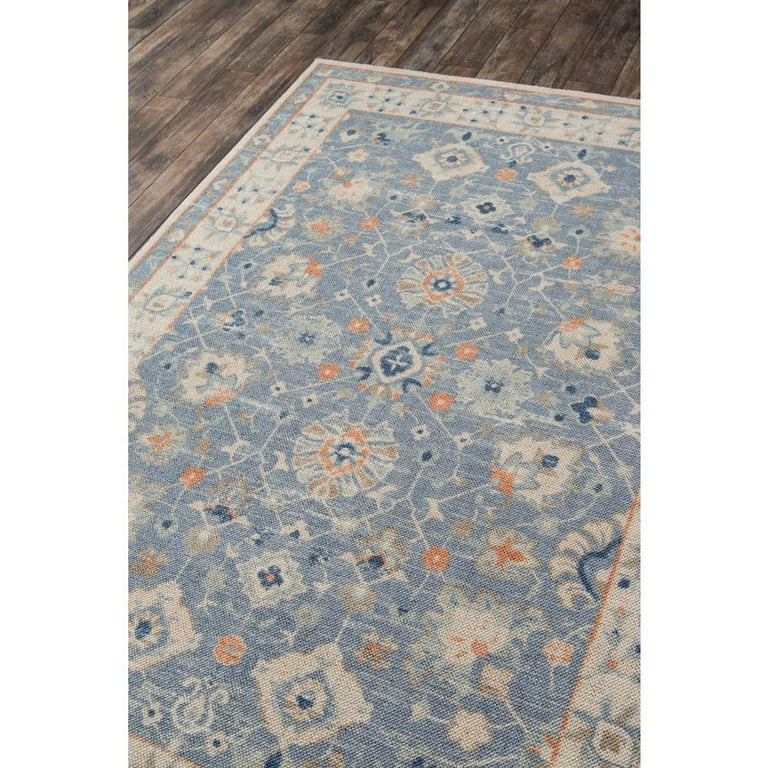 Momeni Anatolia Traditional Oriental Area Rug Blue 5'3