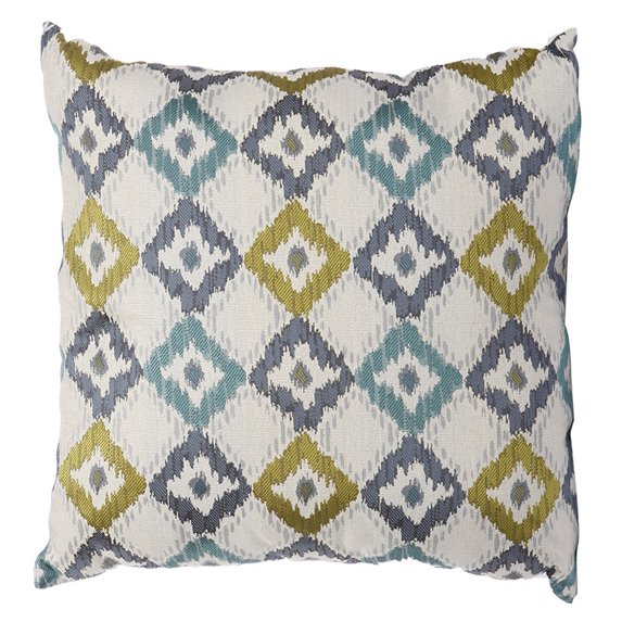A&B Home Jacquard Woven Throw Pillow, Multicolor, 20 by 20-Inch