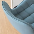 thumbnail image 2 of YOUNIKE Adjustable Bar Stools Set of 2 with Soft Cushion Swivel Counter Bar Chairs,Blue, 2 of 6