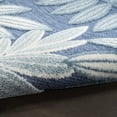 thumbnail image 3 of Nourison Aloha 5'3" x 7'5" Blue Modern Rug, 3 of 10