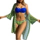 thumbnail image 1 of Conjunto de Traje de Baño de Arco de Malla Azul Superior, Traje de Baño Sexy de Color Sólido de Nylon con Diseño sin Espalda para Piscina, Playa Y Uso Diario de Verano, 1 of 8