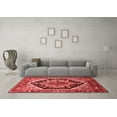 thumbnail image 3 of Ahgly Company Indoor Rectangle Geometric Red Traditional Area Rugs, 3' x 5', 3 of 4
