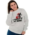 thumbnail image 3 of Tried It Home Nerd Science Project Sweatshirt for Men or Women Brisco Brands L, 3 of 5