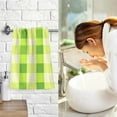 thumbnail image 4 of Ryvnso 2 PCs Hand Towels Sets Checkered Grid-t1 Cotton Face Towel checkered Grid-t2, 4 of 8