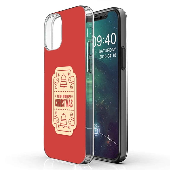 TalkingCase Slim Phone Case Compatible for Apple iPhone 12 Mini, Christmas 1 Print, Lightweight,Flexible,Soft, USA