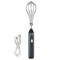 Yiasten USB Rechargeable Mini Hand Mixer - 3-Speed Electric Egg Beater for Baking & Dough Mixing