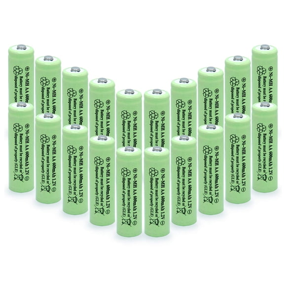 Baterías recargables de luz solar QBLPOWER AA 600 mAh 1.2 V
