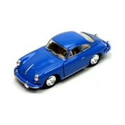5" Kinsmart Porsche 356 B Carrera 2 Diecast Model Toy Car 1:32 Blue