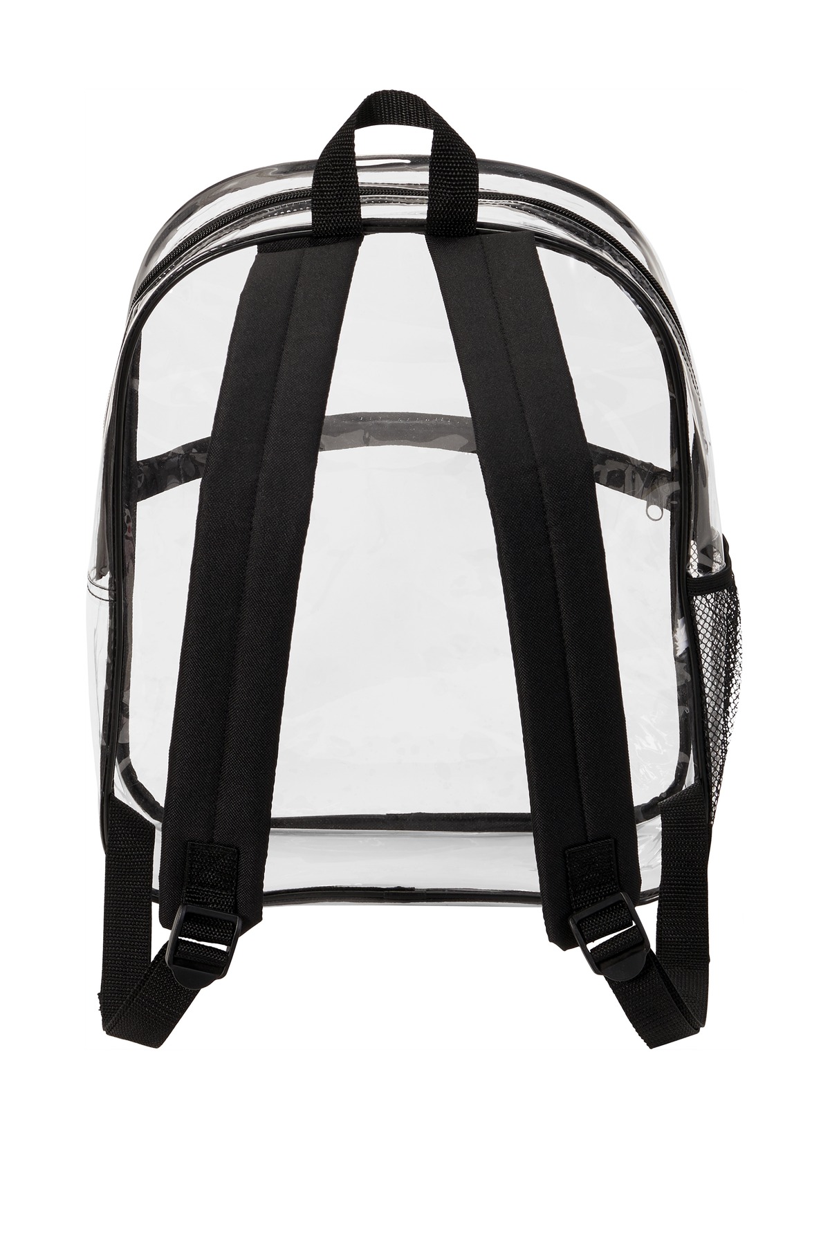 Port Authority Adult Unisex Clear Backpack Clear/Black One Size Fits All - image 3 of 3